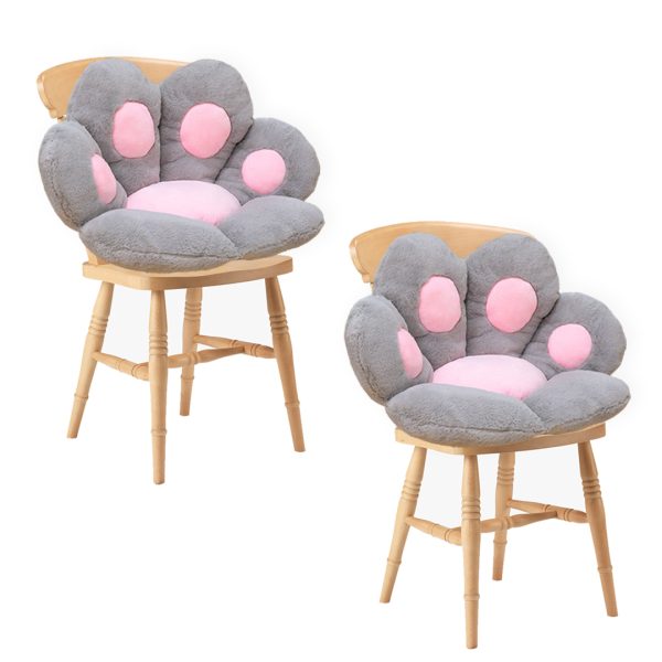 Paw Shape Cushion Warm Lazy Sofa Decorative Pillow Backseat Plush Mat Home Decor