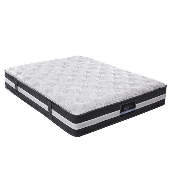 Bargoed Mattress Bed Size 7 Zone Pocket Spring Medium Firm Foam 30cm – DOUBLE