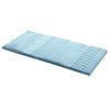 Bedding Cool Gel 7-zone Memory Foam Mattress Topper w/Bamboo Cover 5cm – SINGLE