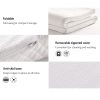 Bedding Memory Foam Mattress Topper w/Cover 8cm – DOUBLE