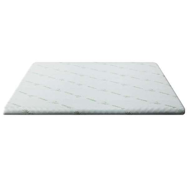 Bedding Cool Gel Memory Foam Mattress Topper w/Bamboo Cover 5cm – SINGLE