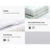 Bedding Cool Gel Memory Foam Mattress Topper w/Bamboo Cover 8cm – SINGLE