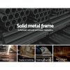 Apache Metal Bed Frame Mattress Base Platform Foundation Black Dane – DOUBLE