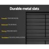 Manna Metal Bed Frame Platform Foundation Mattress Base SOL Black – DOUBLE