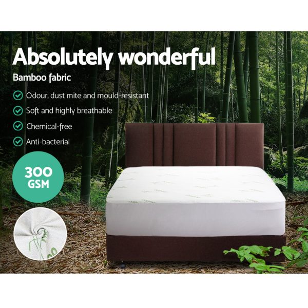 Bedding Bedding Bamboo Mattress Protector – DOUBLE