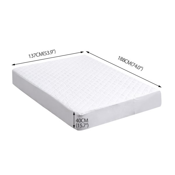 Fully Fitted Waterproof Microfiber Mattress Protector – DOUBLE