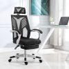 Gaming Office Chair Computer Desk Chair Home Work Recliner – Black and White