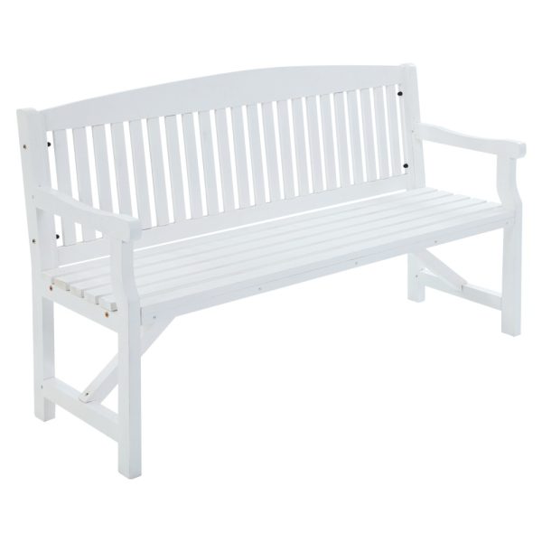 Wooden Garden Bench Chair Outdoor Furniture Decor Patio Deck 3 Seater