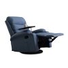 Massage Chair Recliner Chairs Heated Lounge Sofa Armchair 360 Swivel – Blue