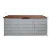 290L Outdoor Storage Box – Brown and Grey
