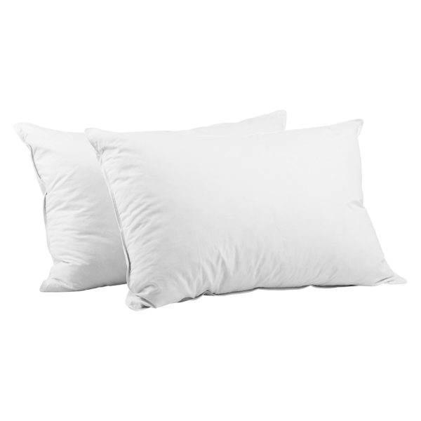 Bedding Goose Feather Down Twin Pack Pillow – 73×48 cm