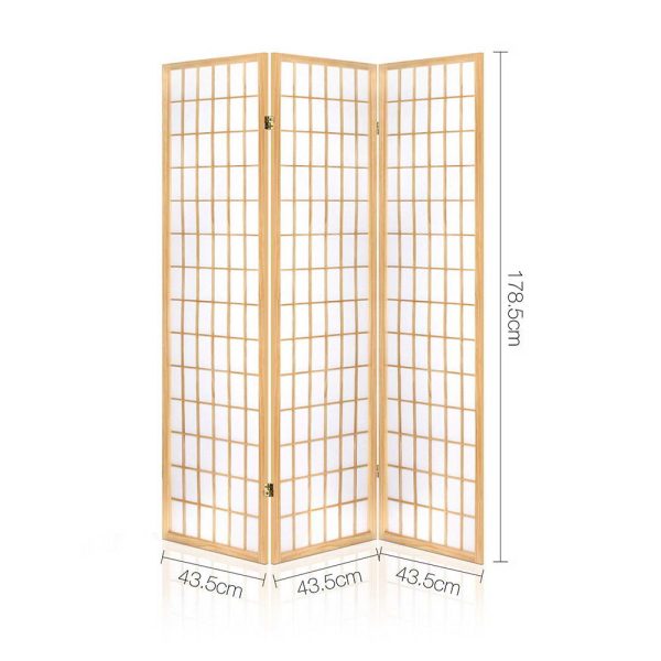 Altamont Room Divider Screen Wood Timber Dividers Fold Stand Wide