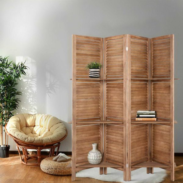 Brooksville Room Divider Privacy Screen Foldable Partition Stand