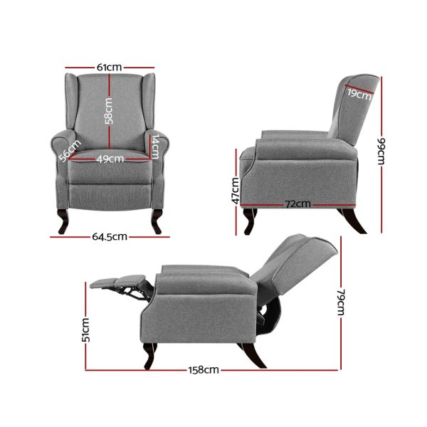 Recliner Chair Sofa Armchair Lounge Leather