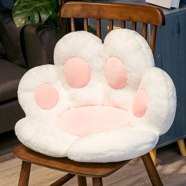 Paw Shape Cushion Warm Lazy Sofa Decorative Pillow Backseat Plush Mat Home Decor