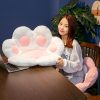 Paw Shape Cushion Warm Lazy Sofa Decorative Pillow Backseat Plush Mat Home Decor