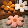 Daisy Flower Shape Cushion Soft Leaning Bedside Pad Floor Plush Pillow Home Decor