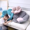 Whimsical Big Flower Shape Cushion Soft Leaning Bedside Pad Floor Plush Pillow Home Decor