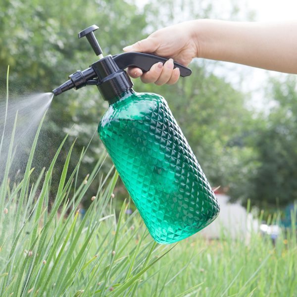 2 Liter Mist Water Spray Bottle Hand Held Pressure Adjustable Nozzle with Top Pump Indoor Outdoor Gardening – 1