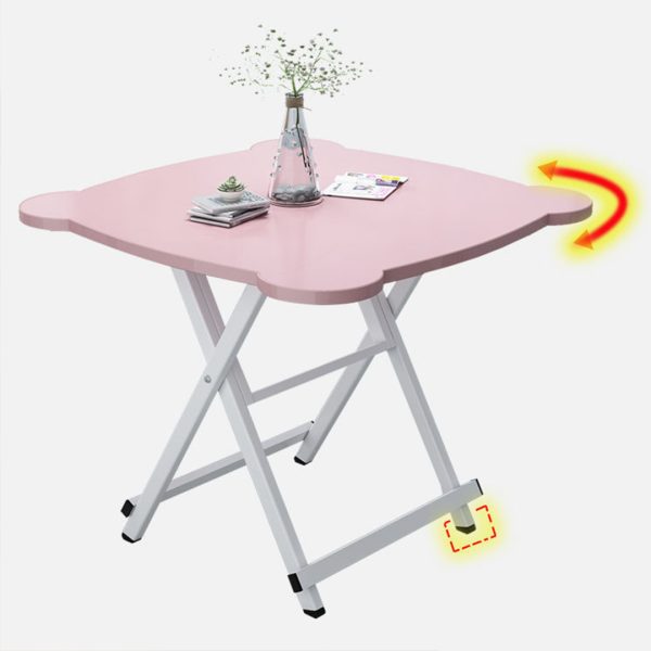 Minimalist Cat Ear Folding Table Indoor Outdoor Portable Stall Desk Home Decor