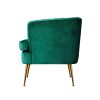 Armchair Lounge Accent Chair Armchairs Sofa Chairs Velvet Couch – Green