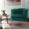 Armchair Lounge Accent Chair Armchairs Sofa Chairs Velvet Couch – Green