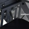 FORTIA Desk Riser Monitor Standing Stand For Corner Desk Adjustable – Black
