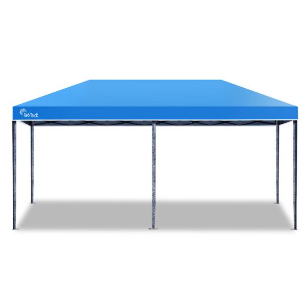 Red Track 3x6m Folding Gazebo Shade Outdoor Foldable Marquee Pop-Up – Blue