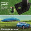 Red Track 3x6m Folding Gazebo Shade Outdoor Foldable Marquee Pop-Up – Blue