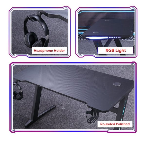 Gaming Desk Desktop PC Computer Desks Desktop Racing Table K-Shaped Leg AU