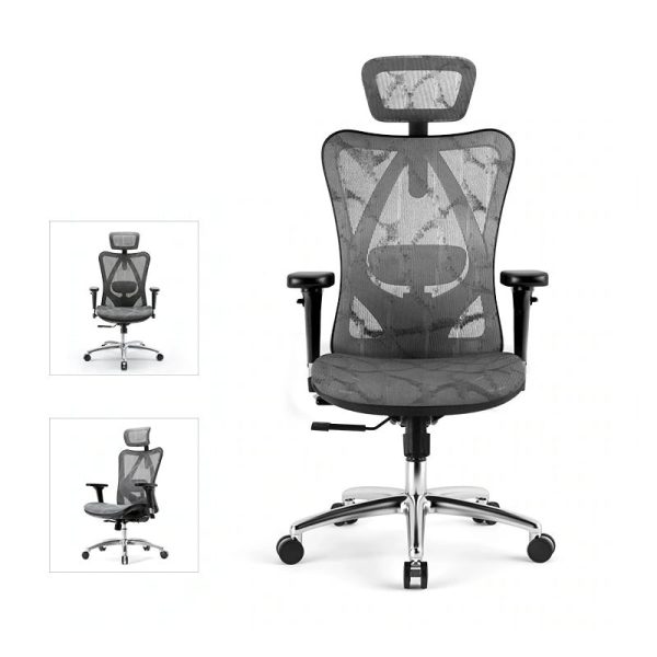 Sihoo M57 Ergonomic Office Chair, Computer Chair Desk Chair High Back Chair Breathable,3D Armrest and Lumbar Support without Foodrest