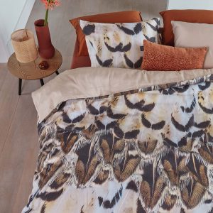 Giselle Natural Cotton Sateen Quilt Cover Set King