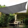 Wallaroo Outdoor Sun Shade Sail Canopy Grey Rectangle – 3 x 4 M