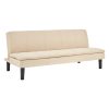 Nederland 3 Seater Modular Faux Linen Fabric Sofa Bed Couch – Beige