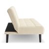 Piedmont Faux Suede Fabric Sofa Bed Furniture Lounge Seat – Beige