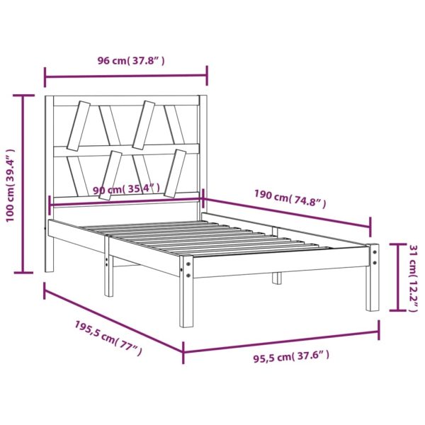 Bridgwater Bed & Mattress Package – Single Size