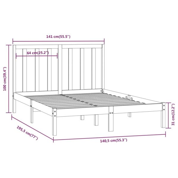Tillmans Bed Frame & Mattress Package – Double Size