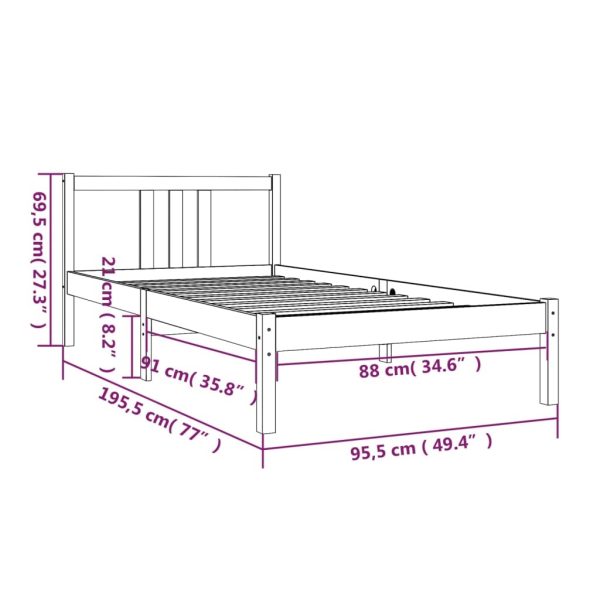 Binghamton Bed & Mattress Package – Single Size
