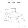 Carmel Bed & Mattress Package – King Size