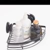 2 Pack Corner Shower Caddy Shelf Basket Rack with Premium Vacuum Suction Cup No-Drilling for Bathroom and Kitchen – Round