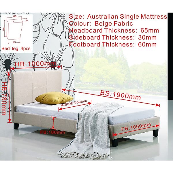 Bracknell Bed & Mattress Package – Single Size