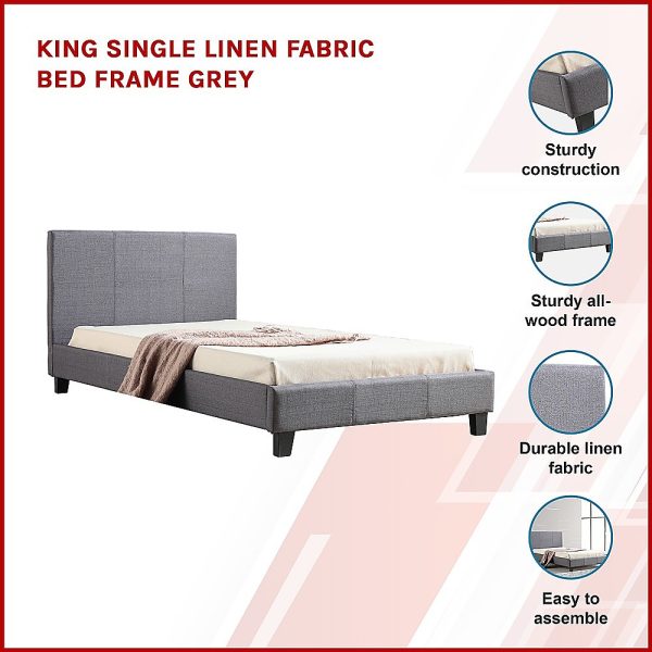 Cambuslang Bed & Mattress Package – King Single Size