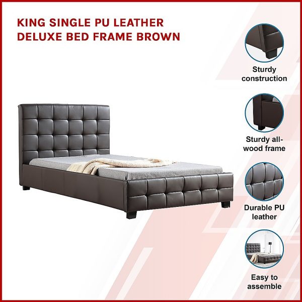 Whakatane Bed & Mattress Package – King Single Size