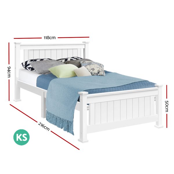 Paisley Bed & Mattress Package – King Single Size
