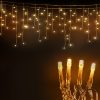 Jingle Jollys 800 LED Christmas Icicle Lights – Warm White