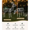 Jingle Jollys Christmas Motif Lights LED Rope Reindeer Waterproof Solar Powered – 2