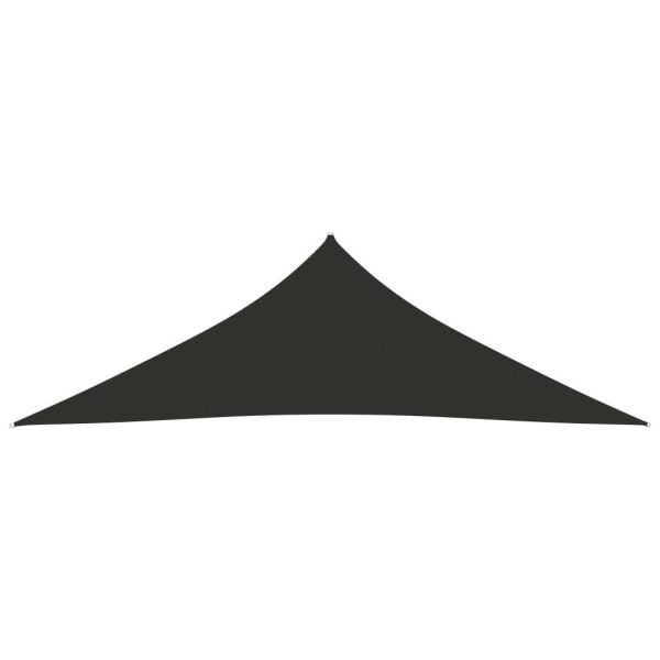 Sunshade Sail Oxford Fabric Triangular – 2.5×2.5×3.5 m, Anthracite