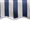 Awning Top Sunshade Canvas – 400×300 cm, Blue and White