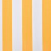 Awning Top Sunshade Canvas – 300×250 cm, Yellow and White
