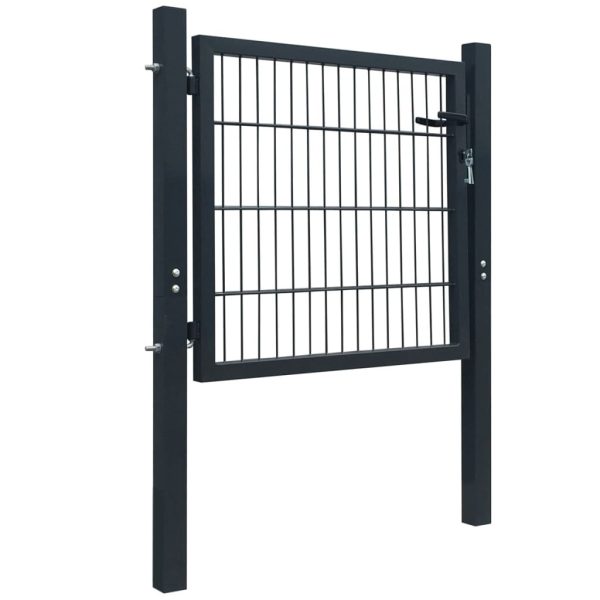 Fence Gate Steel 105×150 cm